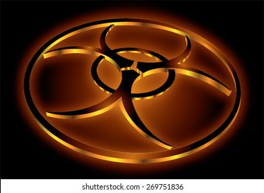 Sign of Biohazard in perspective