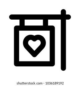 sign board  heart 