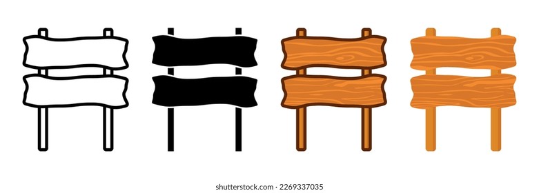 Sign board icon. sign for mobile concept and web design. vector illustration