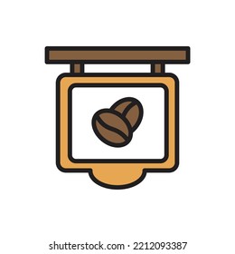 Sign Board Icon Vector Illustration