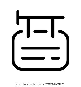 Icono de placa de señalización Ilustración de diseño de símbolo de vector
