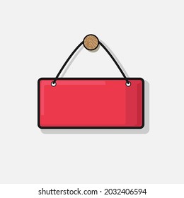 tablero de signos abierto cerrar la puerta del conjunto de ilustraciones de la tienda