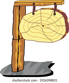 tablero de anuncios en estilo de arte vectorial