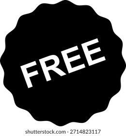 Signo de Botón Icono gratis Negro