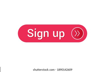 Sign Up button, Sign Up icon