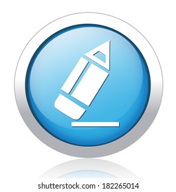 Sign up button or icon with reflective