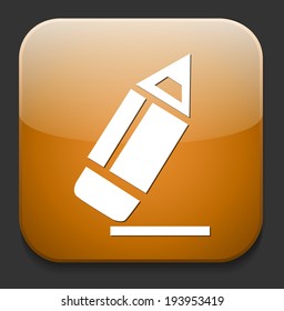 Sign up button or icon with reflective