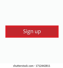 Sign Up Button. Universal Interface - Vector.