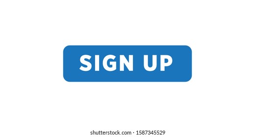 sign up button. vector illustration