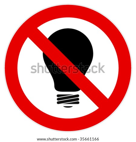 Sign calls to abandon the use of incandescent lamps.