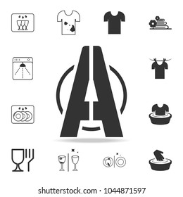 sign can be hung icon. Detailed set of laundry icons. Premium quality graphic design. One of the collection icons for websites, web design, mobile app on white background