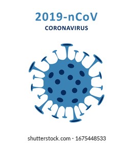 Firme coronavirus cauteloso. Brote de coronavirus. Riesgo de virus y enfermedades de salud pública y brote de gripe. Concepto médico pandémico con células peligrosas.