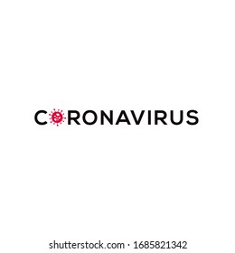 Sign caution coronavirus. Stop coronavirus. Coronavirus outbreak. Coronavirus danger and public health risk disease and flu outbreak. Pandemic medical concept with dangerous cells.Vector illustration