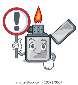 With sign cigarette lighters in the shape mascot