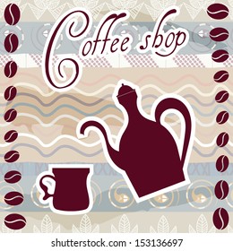 The sign for the coffee shop