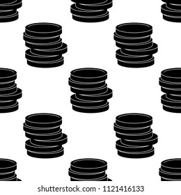 sign in the coin game icon. Element of Game icons for mobile concept and web apps. Pattern repeat seamless sign in the coin game icon can be used for web and mobile apps on white background