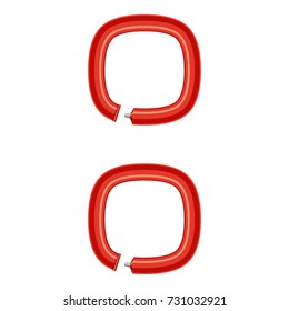Sign colon plastic tube icon. Cartoon illustration of sign colon plastic tube vector icon for web