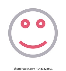 sign colour line vector icon
