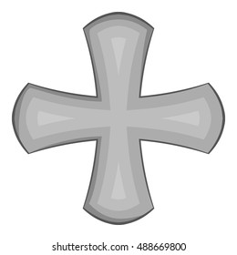 Sign of Columbus icon in black monochrome style isolated on white background. Marking symbol vector illustration