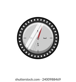 sign compass cartoon. star old, arrow wind, sea graphic sign compass sign. isolated symbol vector illustration