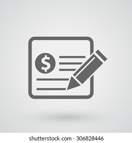 sign contract icon