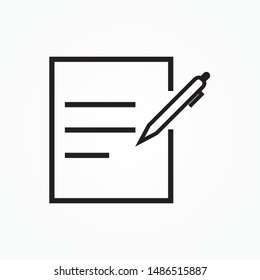 sign contract icon design vector illustration