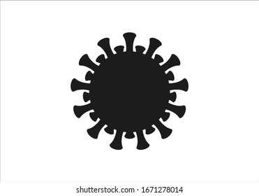 Sign coronavirus. Coronavirus in China. Novel coronavirus (2019-nCoV). Vector illustration.