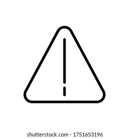 Sign, danger icon. Simple line, outline vector elements of firefighters icons for ui and ux, website or mobile application