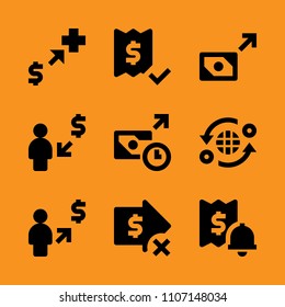 sign, design, care and table icon set. Vector illustration for web and design.