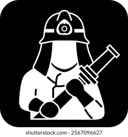 The sign directing to the fire station