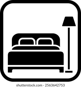 The sign directing to hotels and accommodations