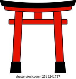 The sign directing the shrine