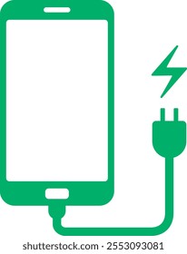 The sign directing users to smartphone charging spots
