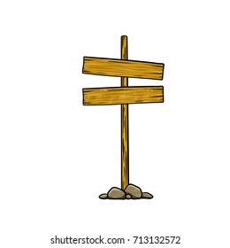sign directional way
