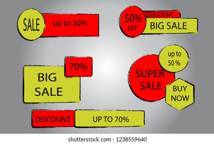 Sign up for a discount store,
sale, big sale, up to 50%, 70%