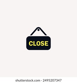 Sign Displaying Closed Status During Business Hours at Location