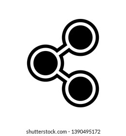 sign of distribution icon. Element of navigation for mobile concept and web apps icon. Glyph, flat icon for website design and development, app development