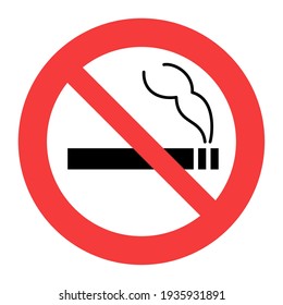 sign of do not smoke here