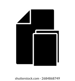 Siga el concepto de Vector de iconos de documento