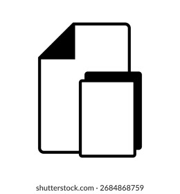 sign documen icon vector consept