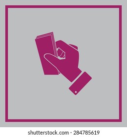 Sign dollar vector icon 
