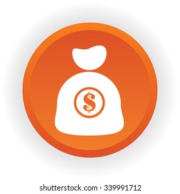 Sign dollar vector icon 