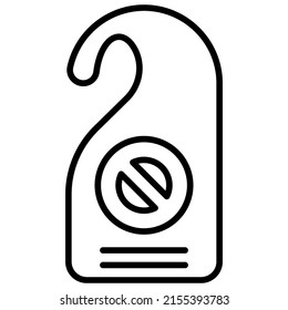 sign door icon with transparent background