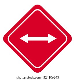 sign double way