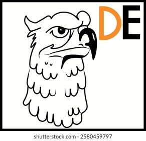 sign, eagle, emblem, vector, illustration, bird, flora, abstraction, art, black, lines, banner, poster, leaf, business card, simplicity, oblique, clearly, roughly .eps