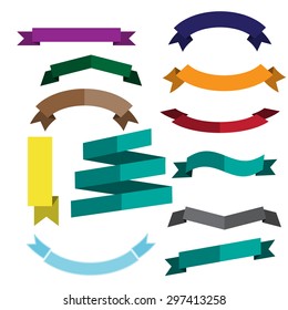 sign elements of retro-styled 