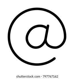 At Sign. Email