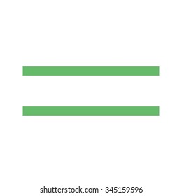 Sign, equal, equality icon vector image.Can also be used for education and science. Suitable for mobile apps, web apps and print media.