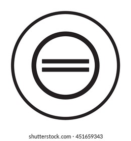 Sign equally   icon.