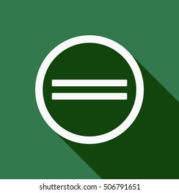 Sign equally   icon.